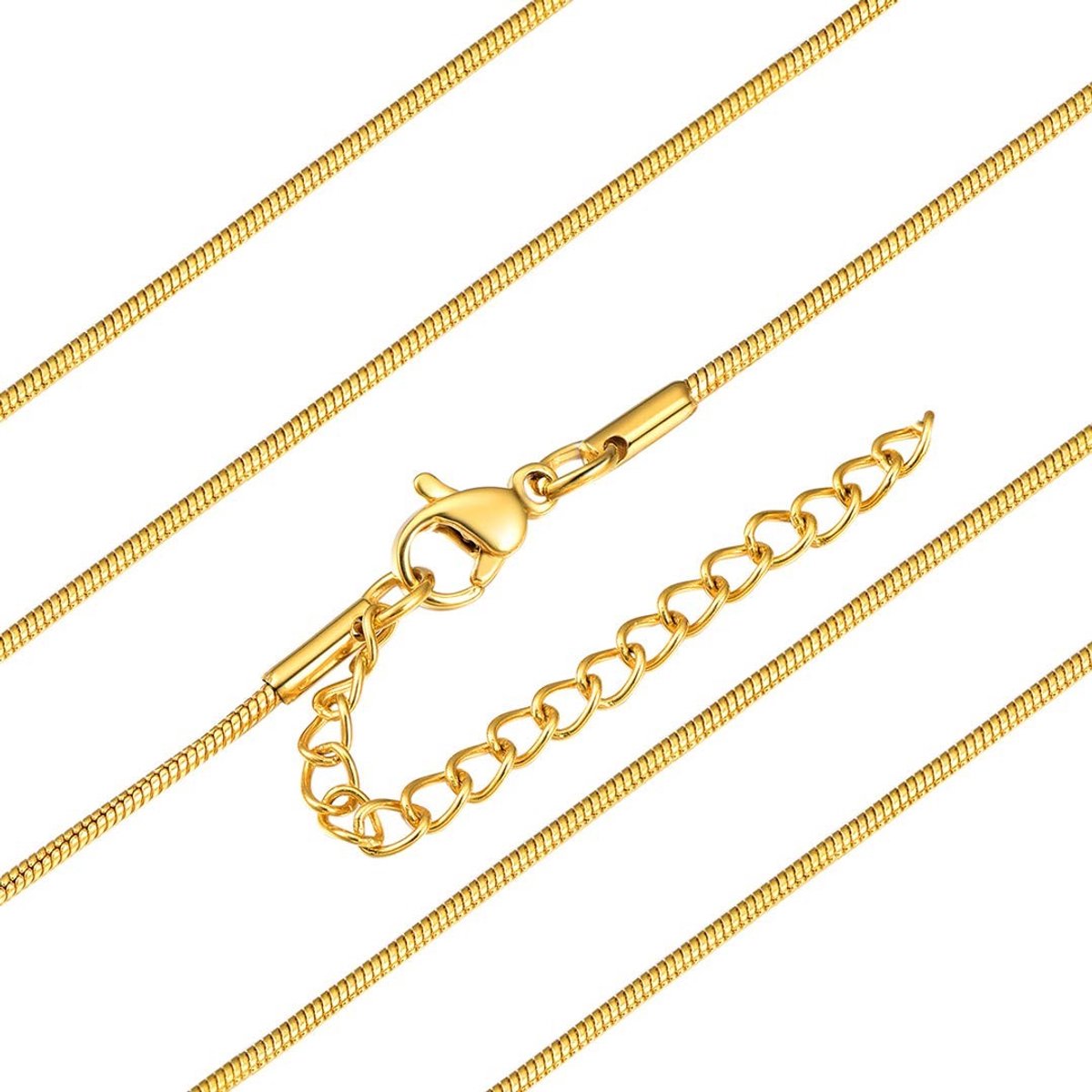 SolidKeus - RVS Schakelketting 18-30 Inch voor Dames en Heren
