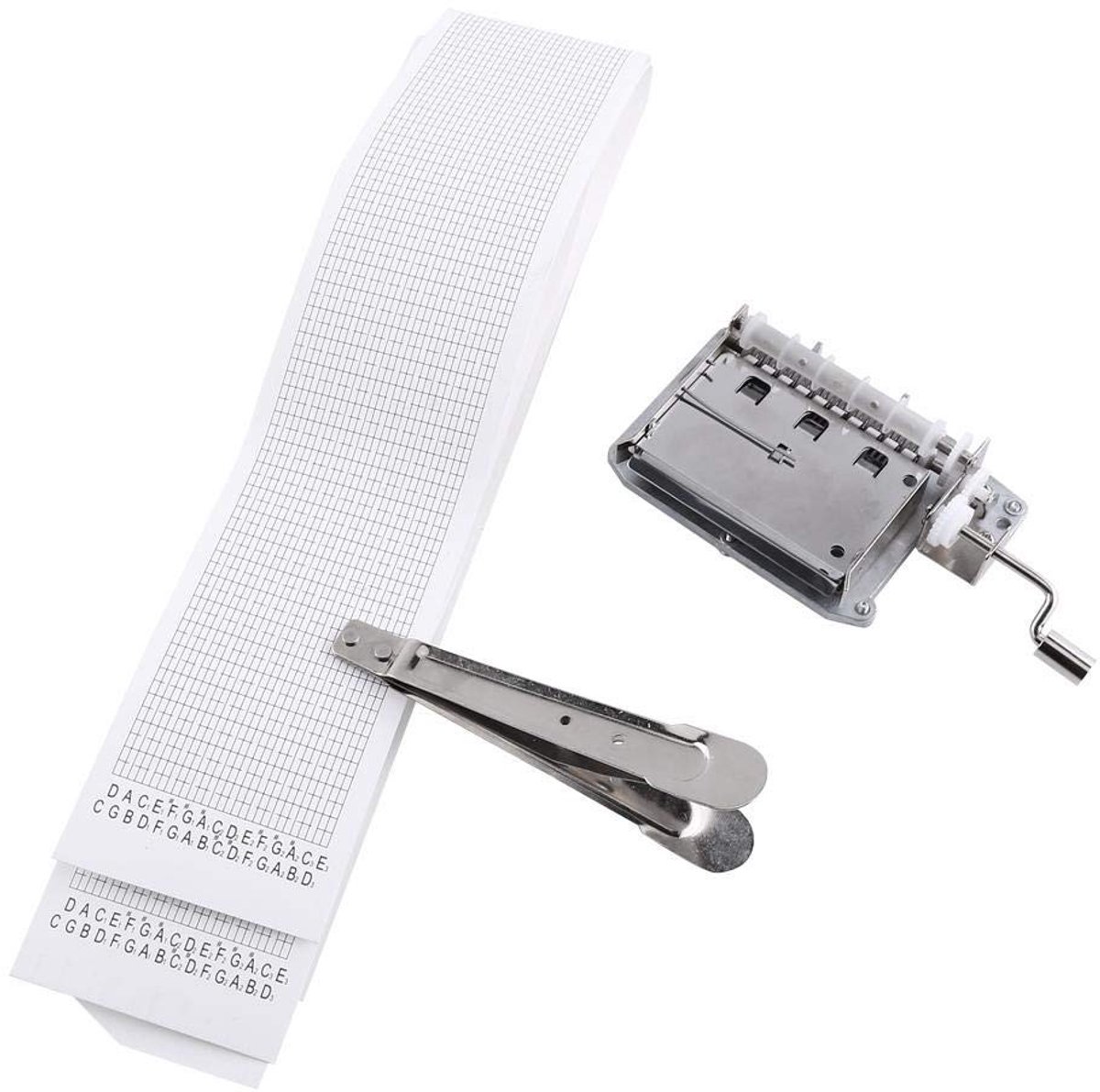 SolidKeus - Muziekdoos Beweging met 30 Noten en DIY Strips