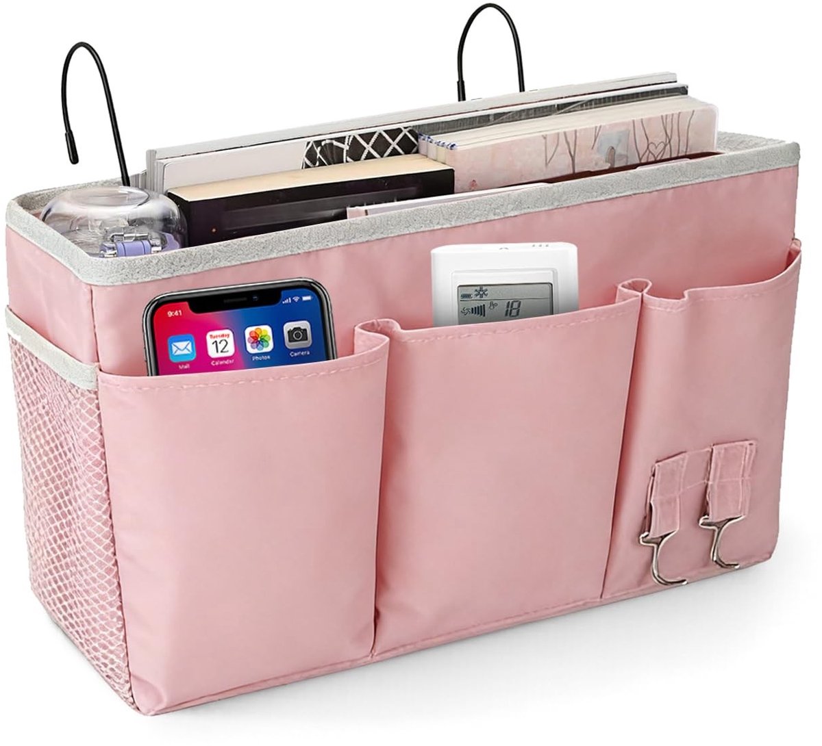 SolidKeus - Bed Organiser met Zijvak en Mesh Compartiment
