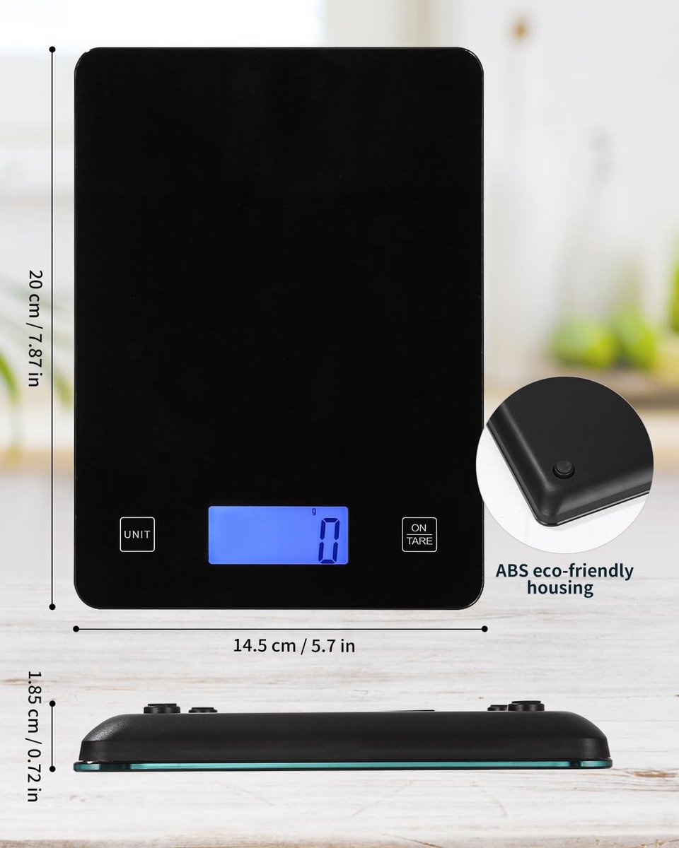 SolidKeus - Multifunctionele Digitale Keukenweegschaal tot 10 kg
