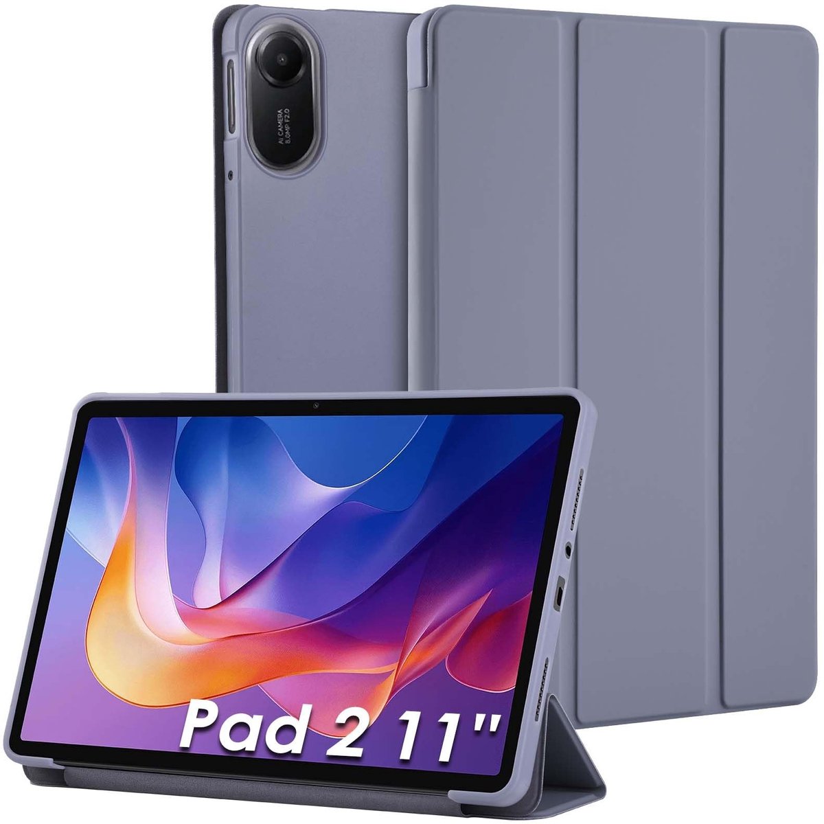 SolidKeus - Ultra Dunne en Lichtgewicht Hoes voor Xiaomi Redmi Pad 2, Paars