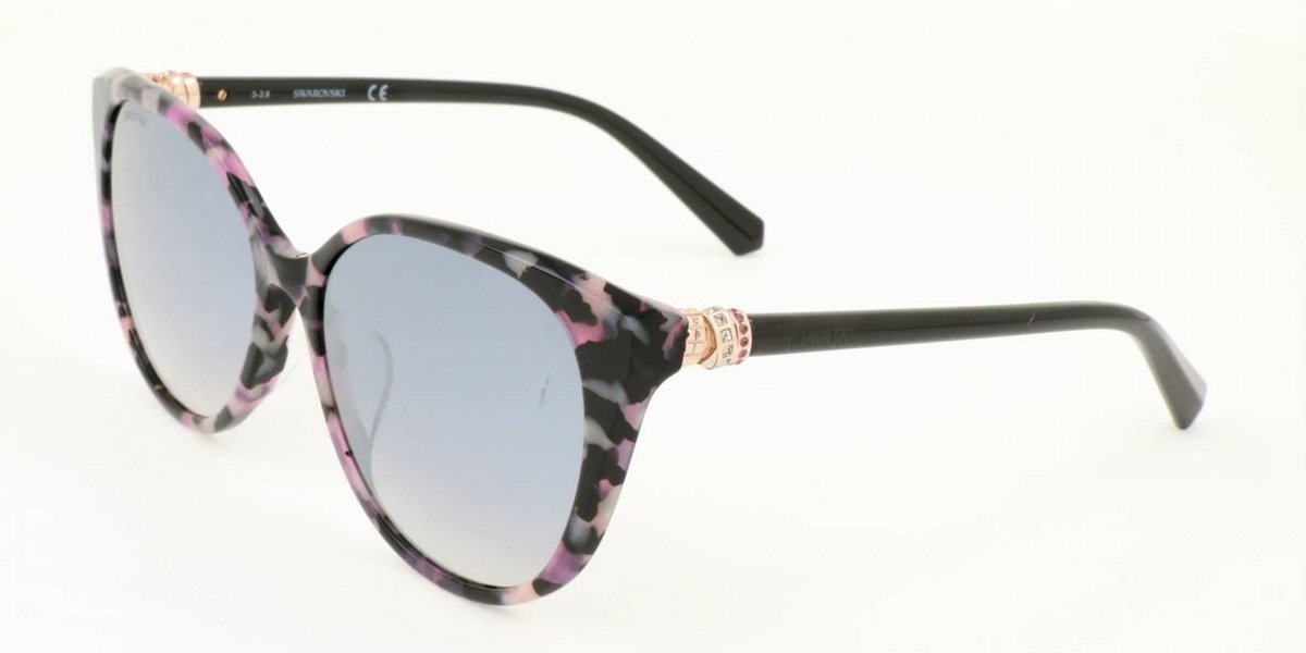 Swarovski SK0186 D Coloured havana 59/16/135 WOMAN Zonnebrillen