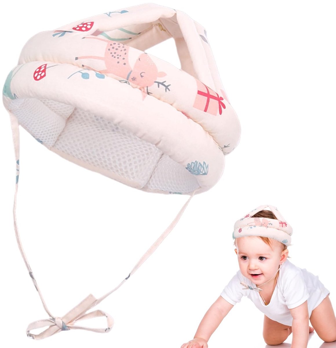 SolidKeus - Schokbestendige Beschermhelm voor Baby's bij het Leren Lopen