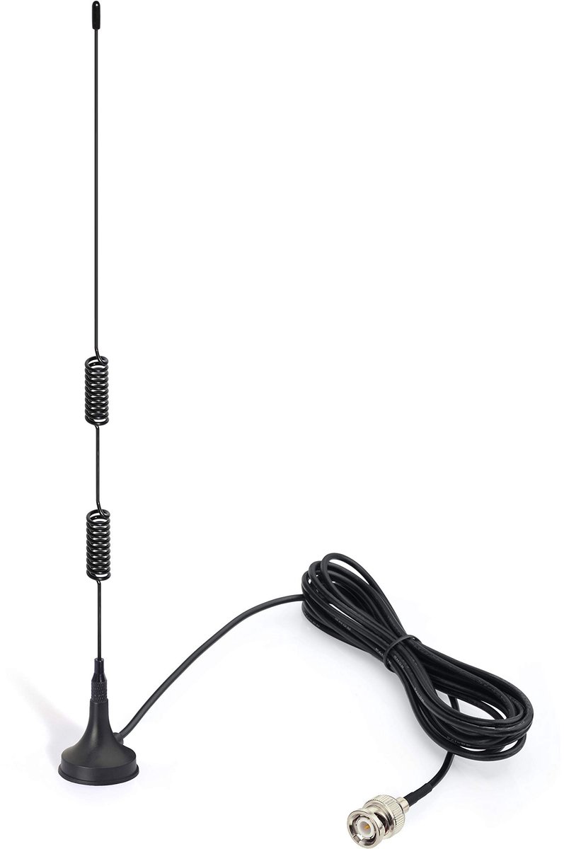 SolidKeus - VHF UHF Antenne voor Politiescanner met Magnetische Basis