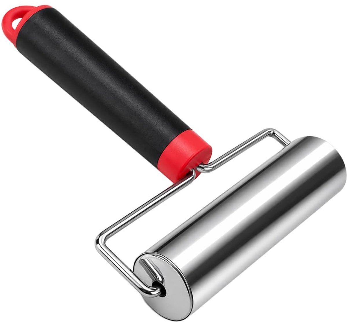SolidKeus - Roestvrijstalen Deegroller met Antislip Handvat