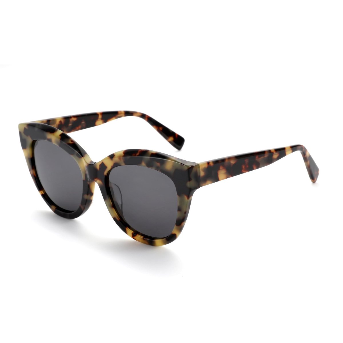 SolidKeus - Trendy Gepolariseerde Zonnebril voor Vrouwen met Retro Cateye Design en UV400 Bescherming