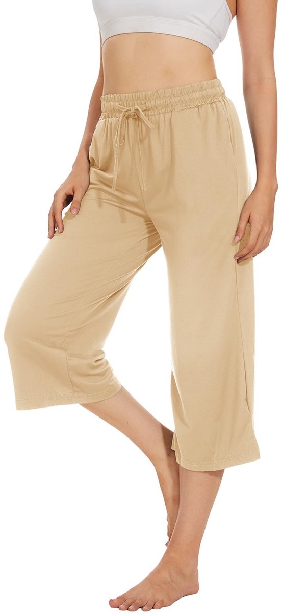 SolidKeus - Dames Joggingbroek met Hoog Taille en Zakjes