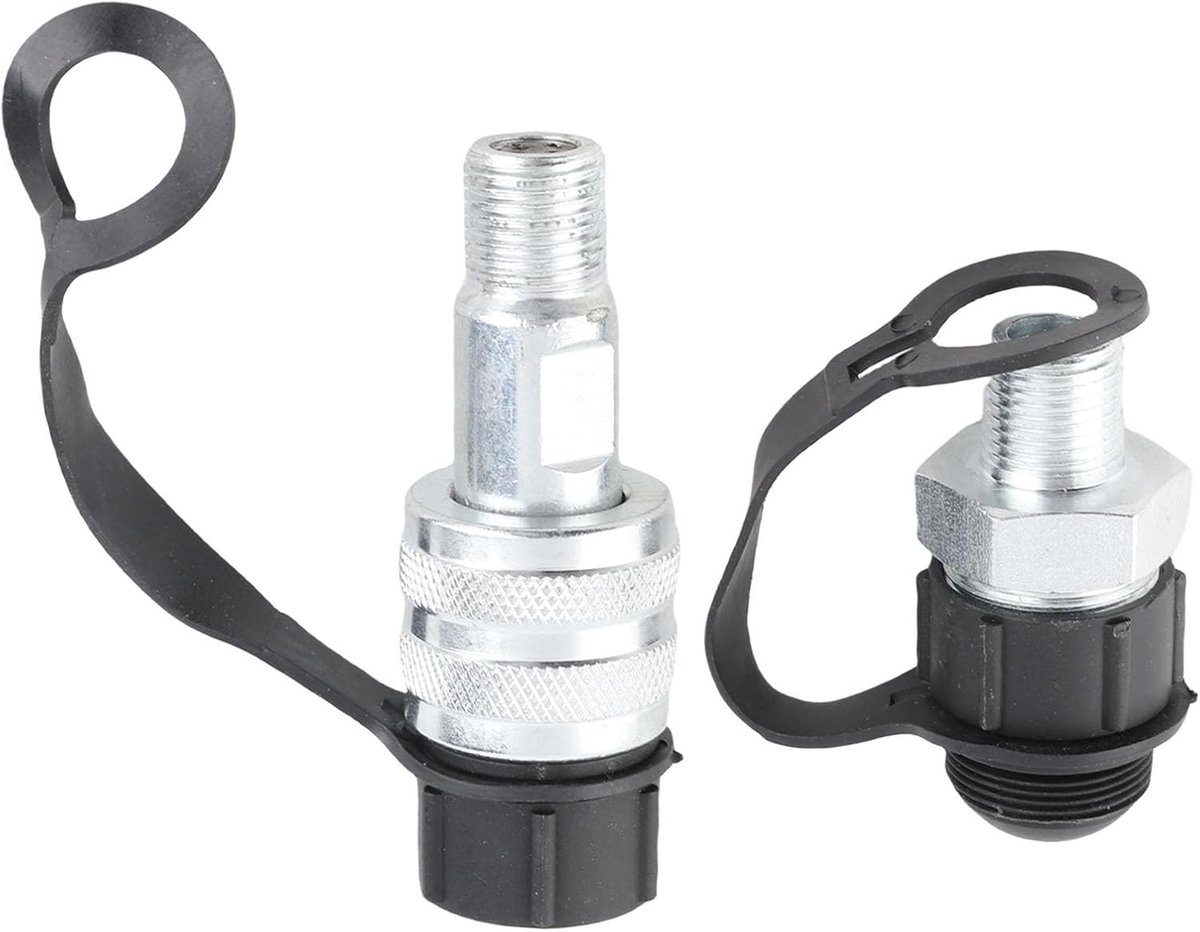 Hydraulische Snelle Verbinding Koppeling M16x1.5 voor Hoge Drukslangen | Stalen Crimp Fitting, Controleklep, Industrieel Gebruik, 300 Bar Druk