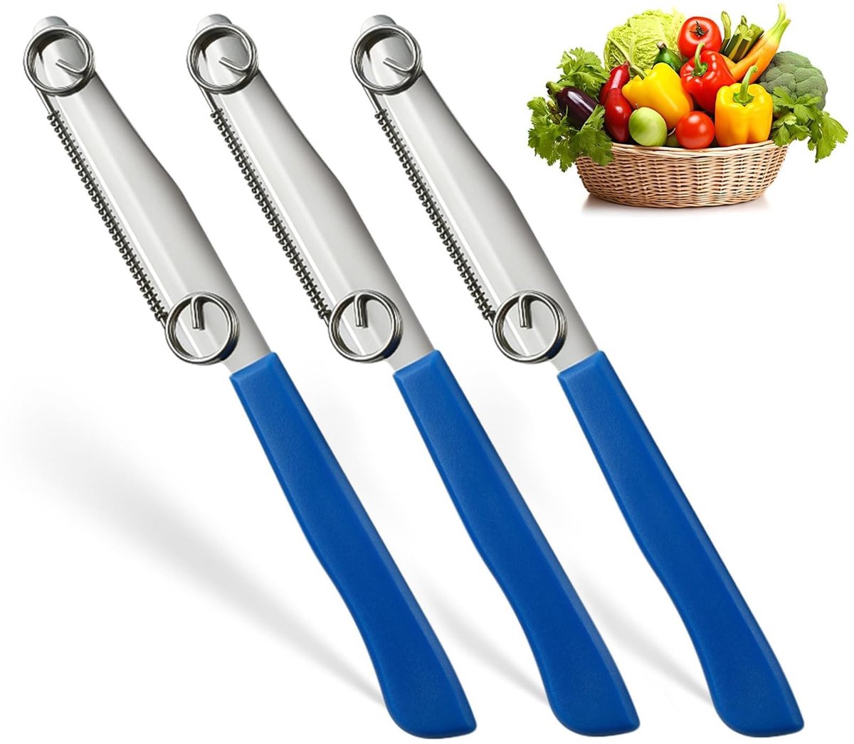 SolidKeus - 3-in-1 Snel Snijdende Messen, 3 Stuks