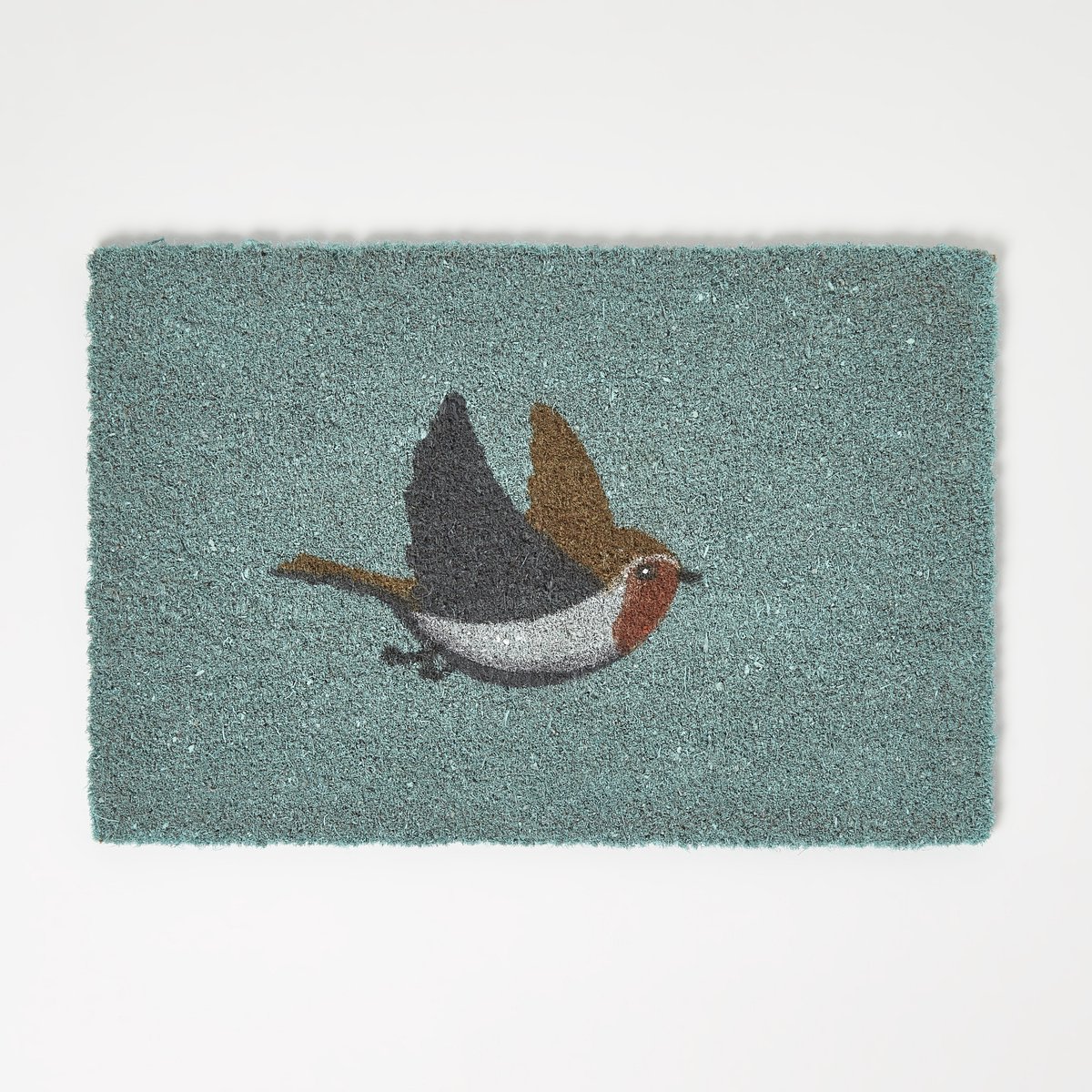 Homescapes Robin-deurmat – Kokosmat die vuil opvangt 40 x 60 cm