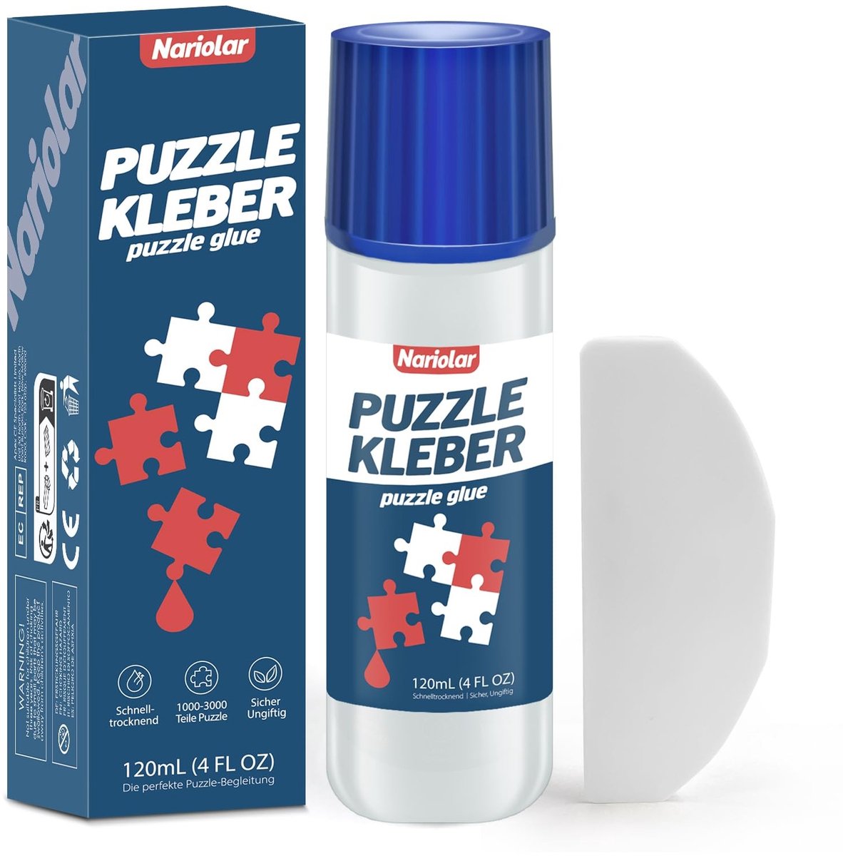 SolidKeus - Puzzle Lijm met Applicator, 120 ml voor Decoratie