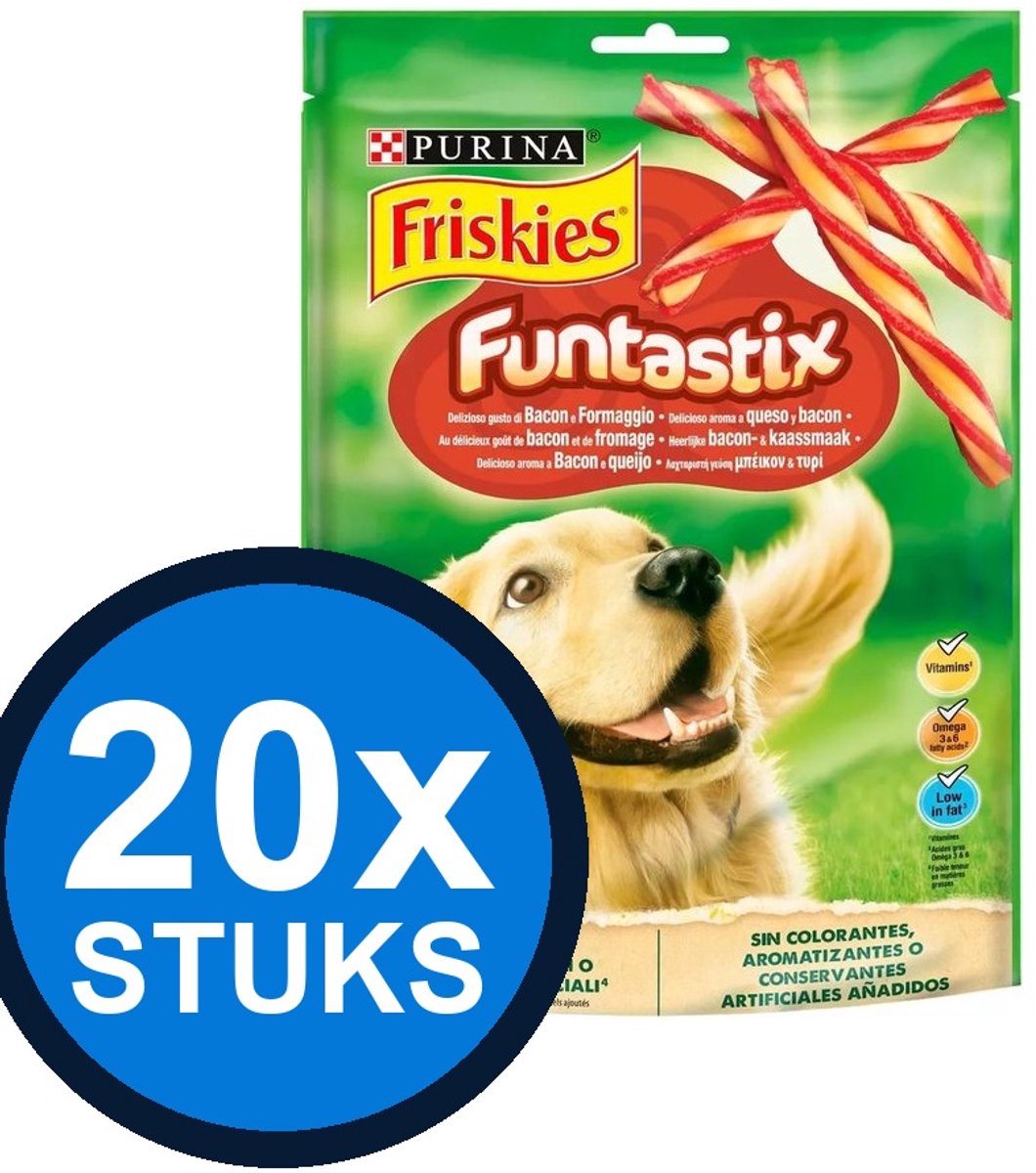 20x Bonzo - Funtastix - Hondenvoer Snacks - 175 g