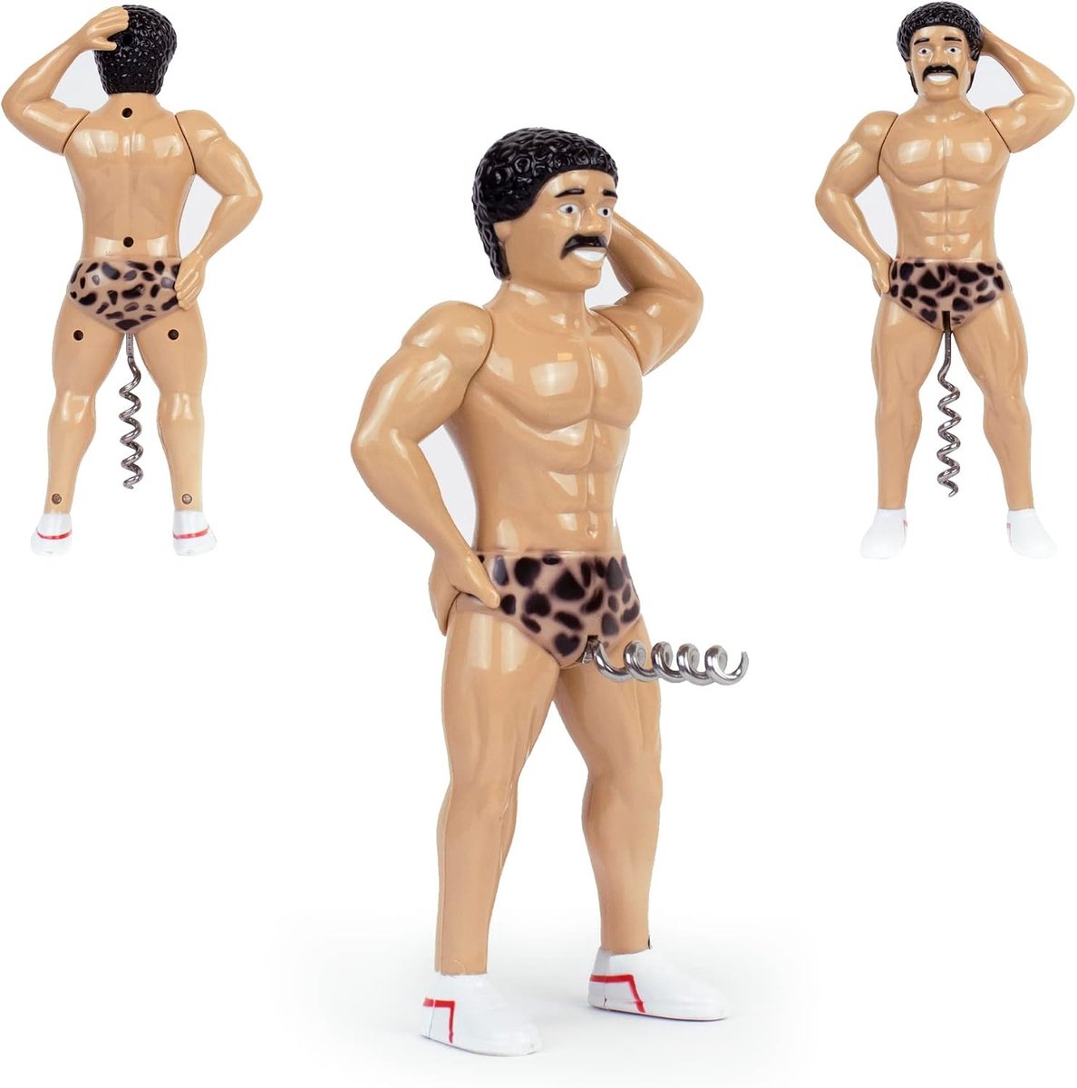 Flessenopener - MAN - 20 cm - Kunststof en Metaal - Voor Cadeaus en Feestjes