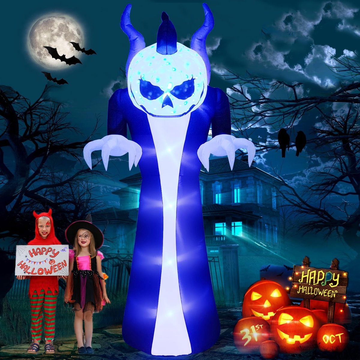 SolidKeus - Opblaasbare Halloween Decoratie met LED voor Buiten