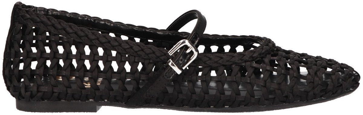 La Strada Ballerina Zwart Satijn - Damesschoenen - Maat - 37