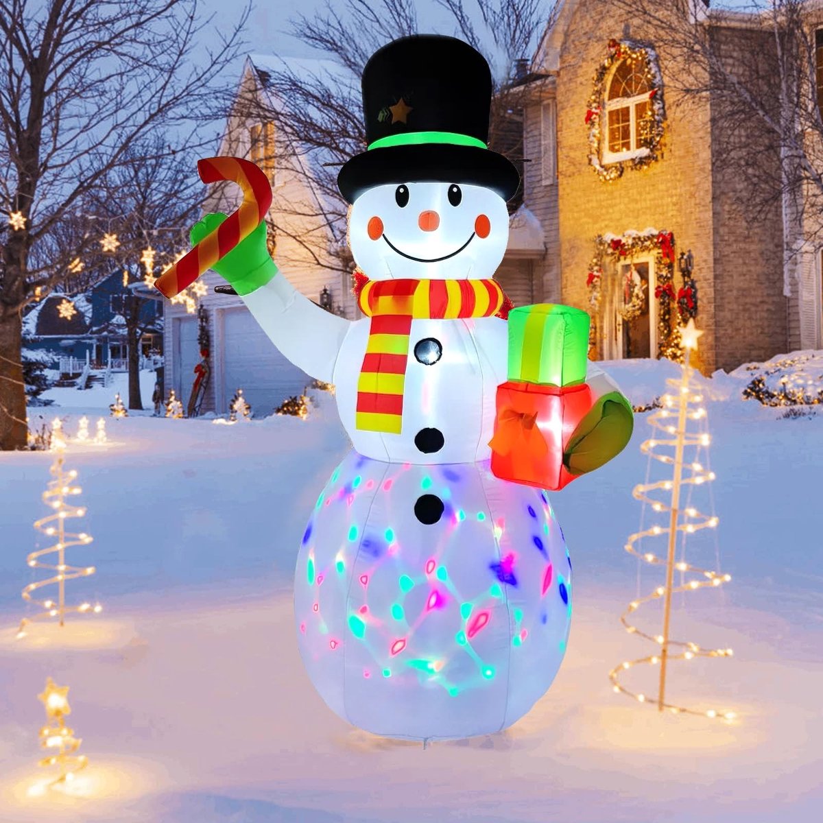 Omgoods - Opblaasbare Sneeuwpop voor Kerstdecoratie