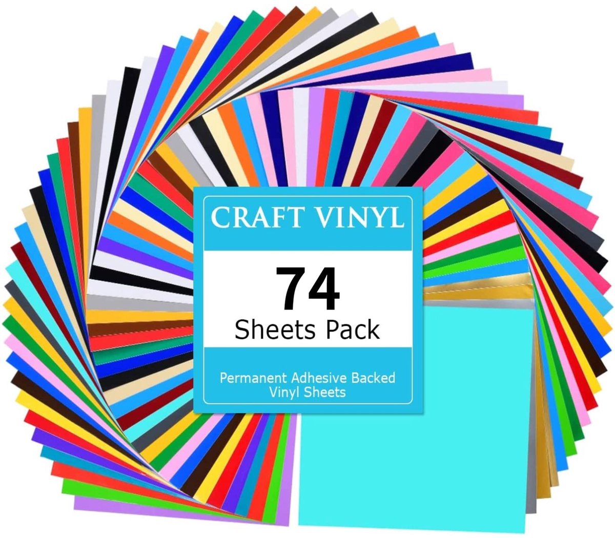 Omgoods - Set van 74 Zelfklevende Vinyl voor Creatieve Projecten