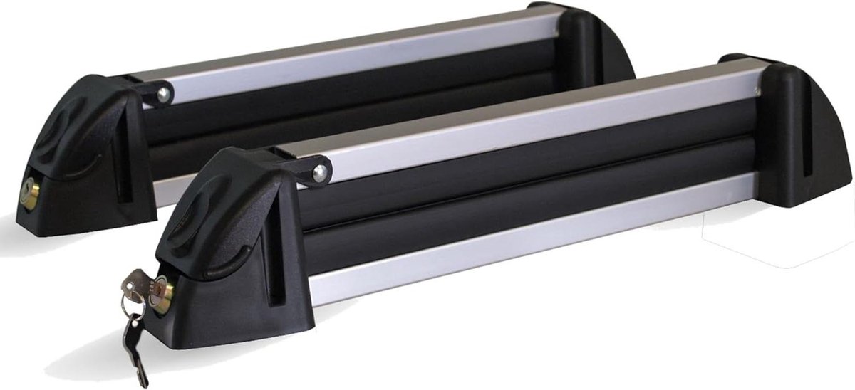 Ski Carrier - Skidrager Auto - Transport Skis - Voor 4 Paar - 55 cm - Zwart Zilver