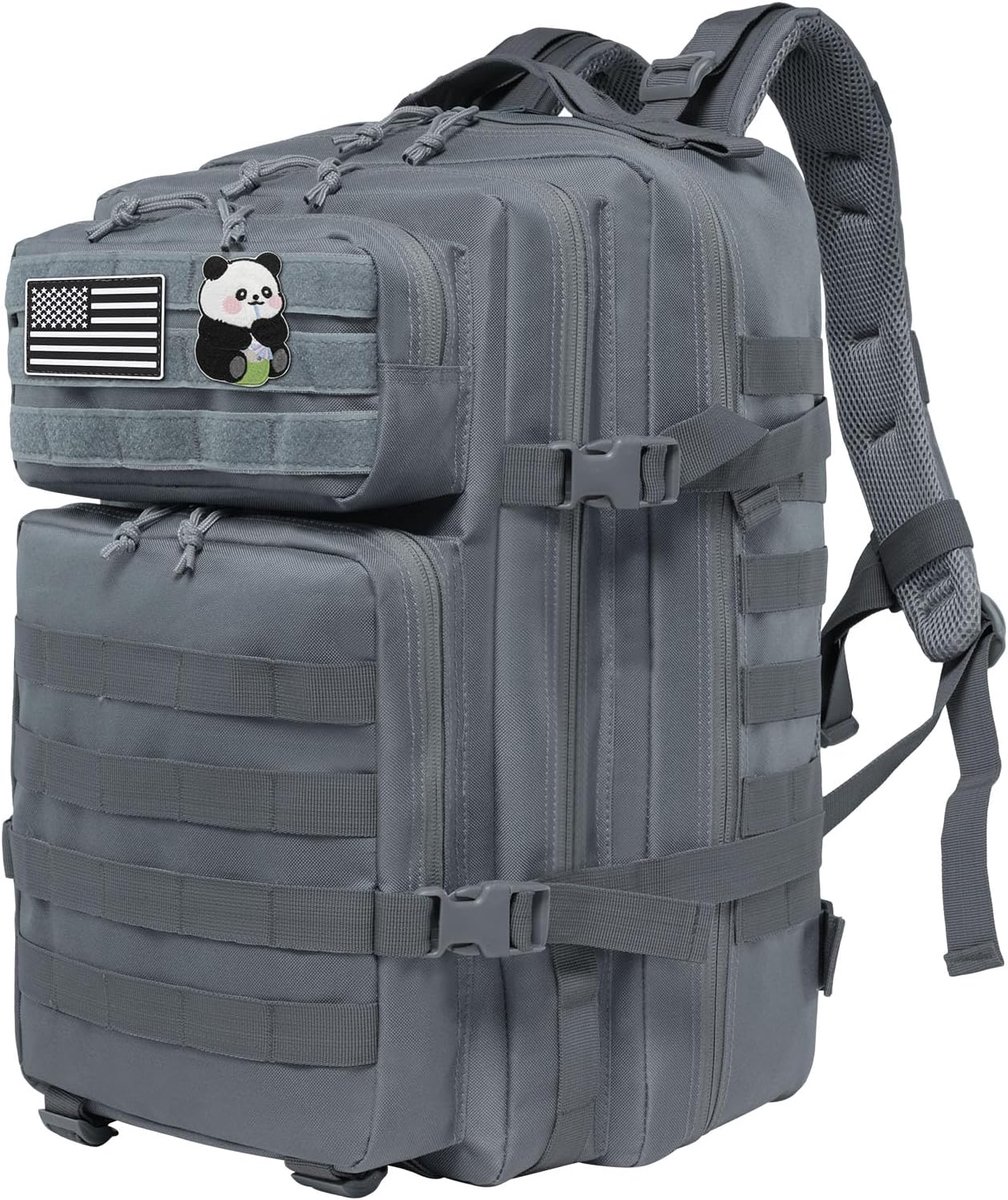 45L Tactische Rugzak Militair, Rugzak Met Grote Capaciteit, Opvouwbare Waterdichte Rugzak Voor Bergbeklimmen, Wandelen, Kamperen en Reizen