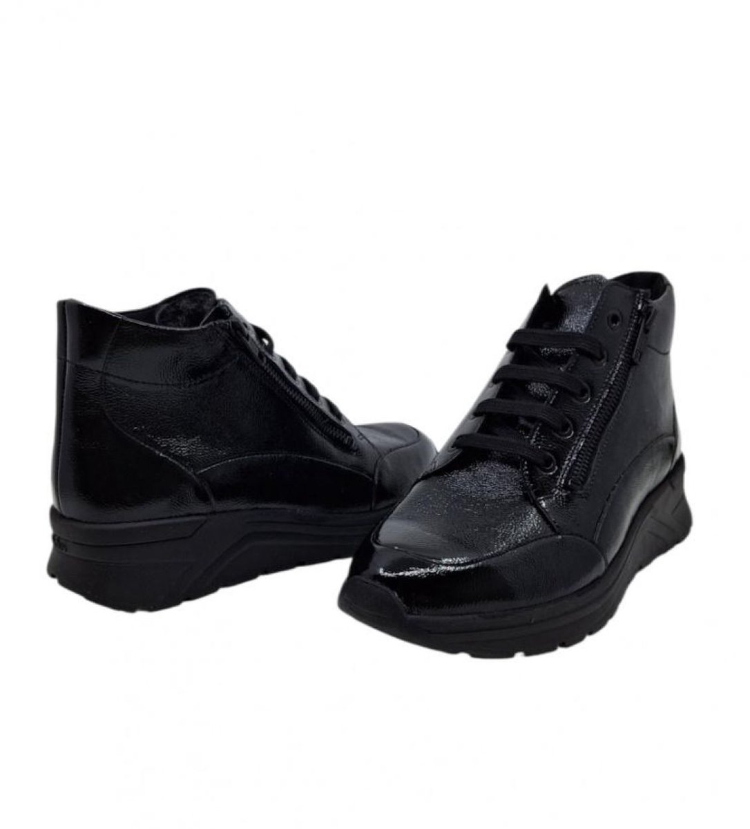 Solidus Bottines - karma perllack schwarz bottine