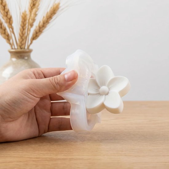 3 Stuks Siliconen Gietvorm Bloemen, Siliconen Bloemen Mal voor Epoxyhars, Gips en Kaarsen, DIY Boho Decoratie voor Woonkamer en Lente — afbeelding 3