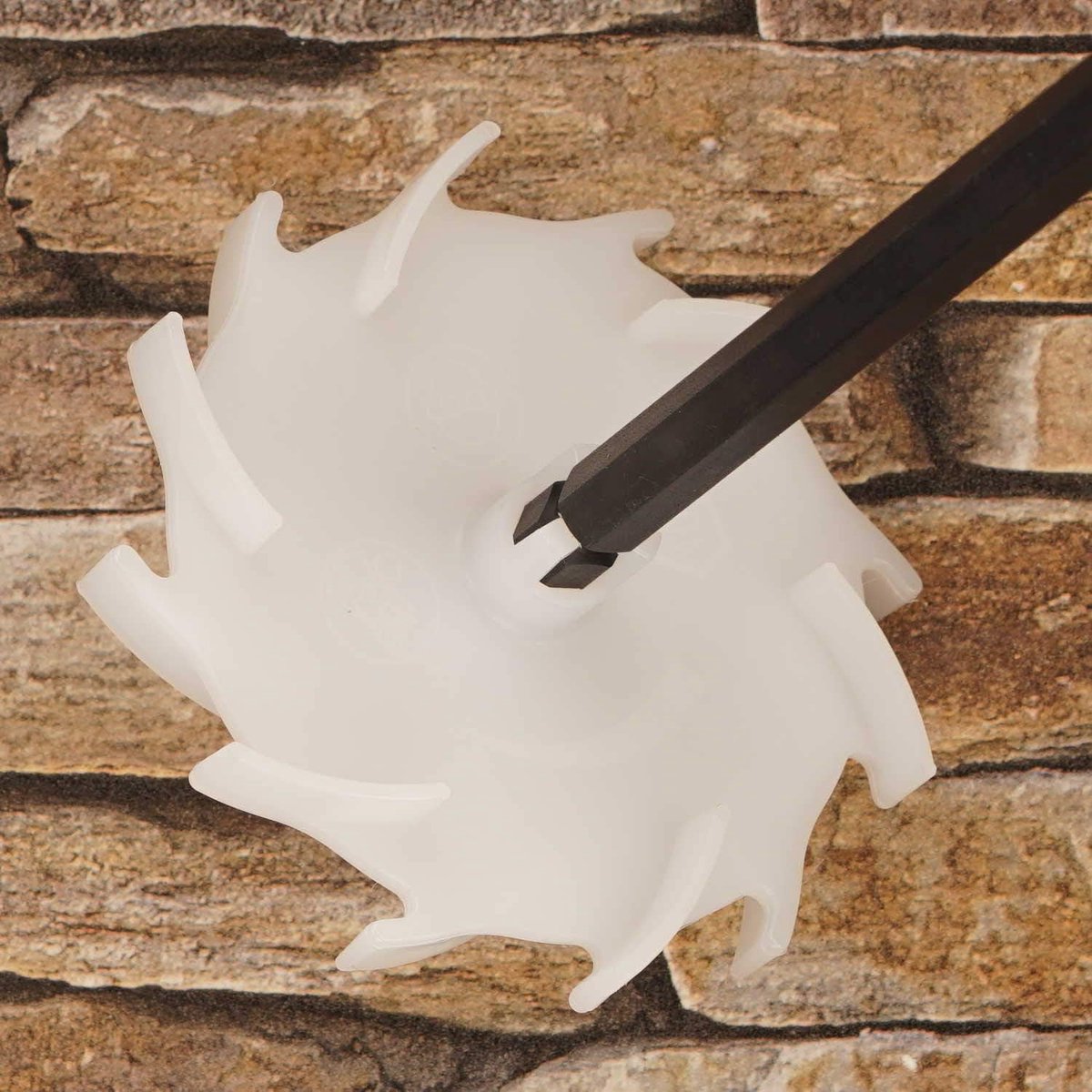 Set - verfroerder, garde, mengen (3 stuks Dissoldoppen 100 mm en 1 stuks dissolklem 300 mm van staal)