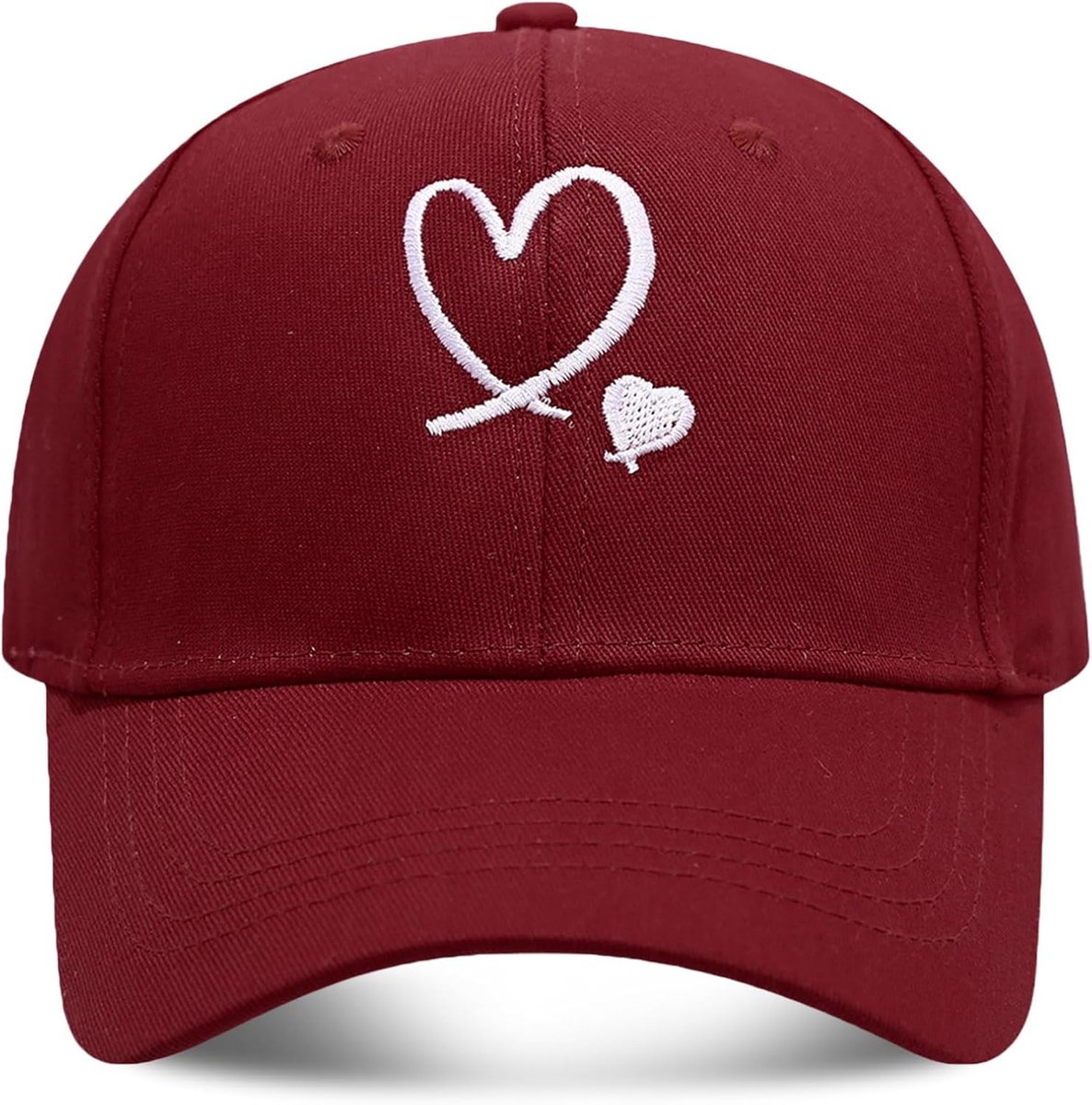 Baseballpet met vizier, uniseks, verstelbaar, baseballpet voor heren en dames
