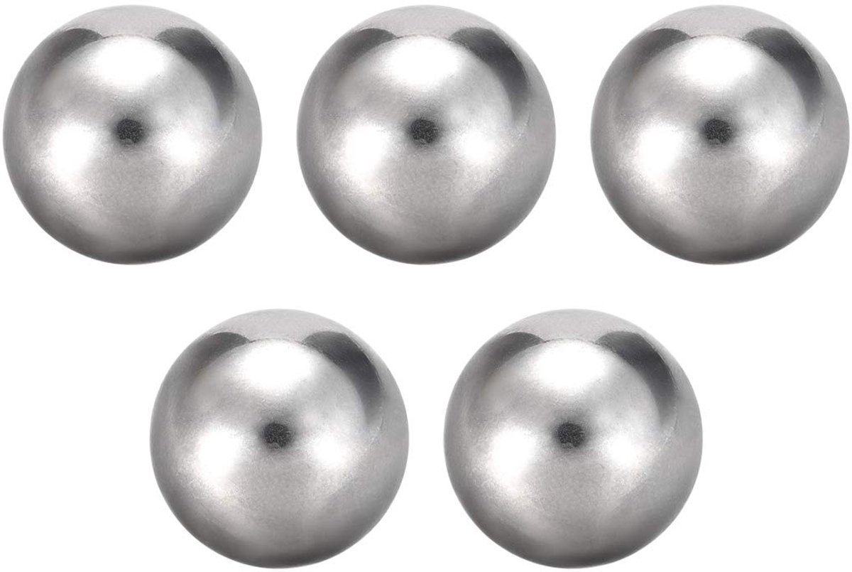 Sourcing map Premium chromen stalen kogelkogels kogellager 35 mm G10, 19mm (5pcs)