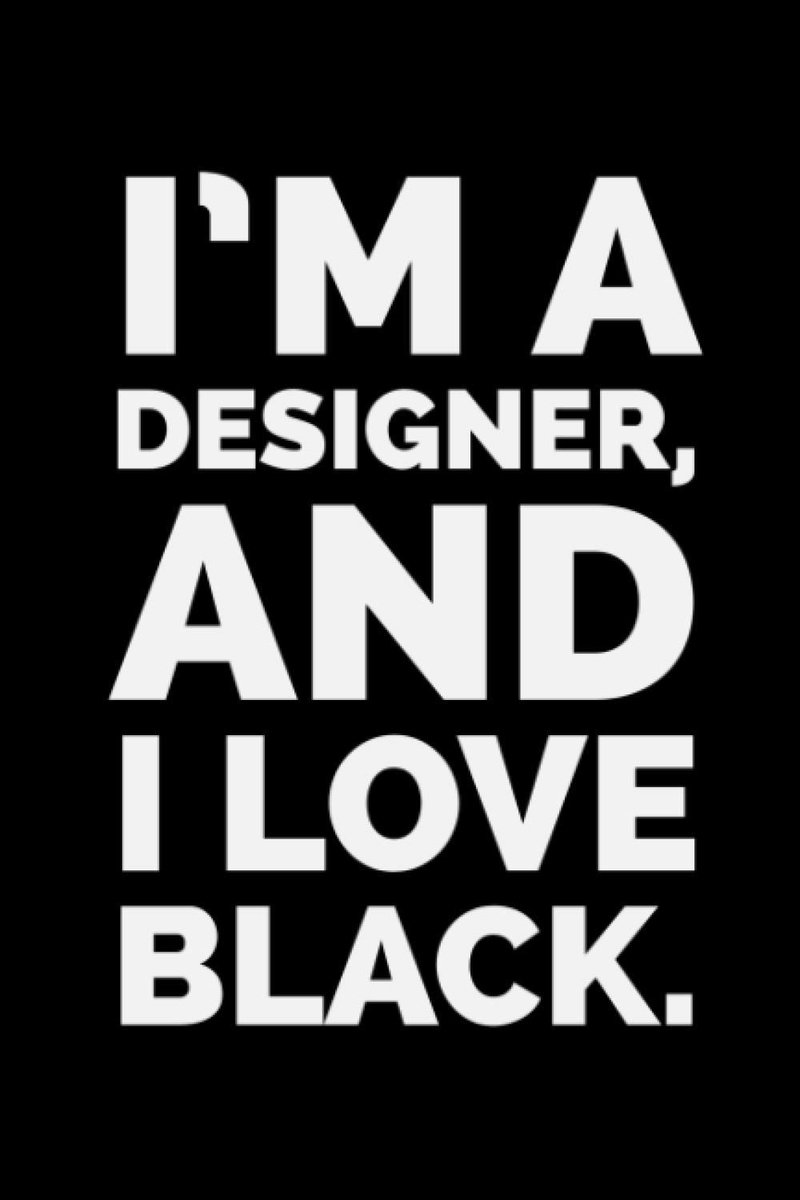 A designer, and I love black.: 5mm & 10mm Graph Paper Notebook for Designers | 100 Pages | 6"x9" | Designer Square Grid Graph Journal & Sketchbook