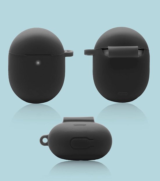Cilicone Hoesje compatibel met Google Pixel Buds Pro/Buds Pro 2, ultradunne zachte hoes, slim fit, valbestendig, niet gemakkelijk vuil - geel — afbeelding 4