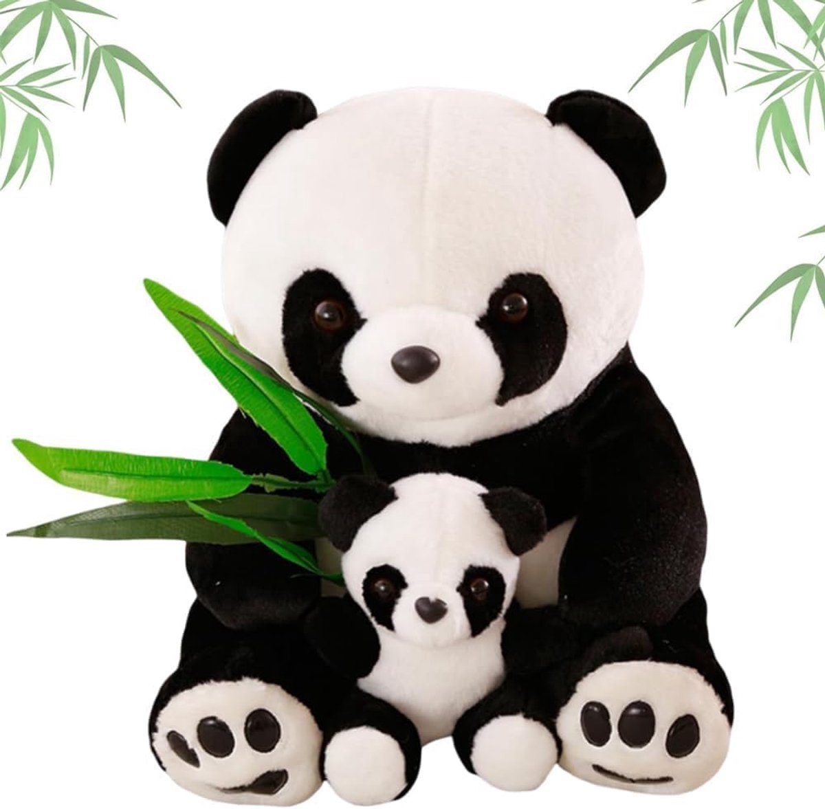 Knuffeldier, mini pluche PP katoen moeder en baby pluche dier kindercadeau als jongens of meisjes cadeau schattige pluche dieren 25 cm