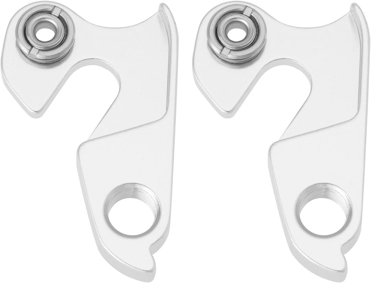 2 Stks GH-022 Fiets Achter Mech Derailleur Gear Hanger Drop Out Met Schroeven Achterderailleur Hanger voor Mountain Road Racing Bike Fietsen Vervangen Deel