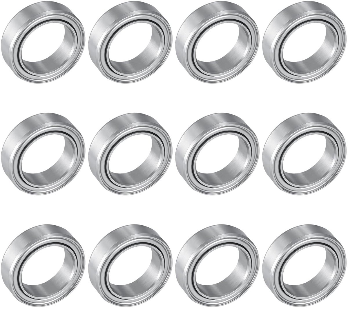 SolidKeus - MR128ZZ Kogellagerset - 12 Stuks Mini Kogellagers