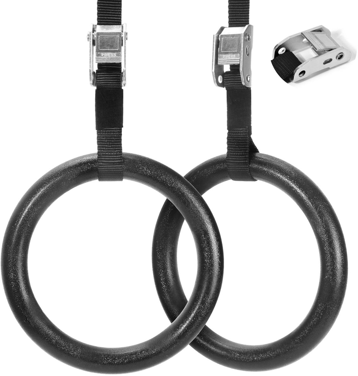 SolidKeus - Gymnastiek Ringen met Verstelbare Band voor Krachttraining