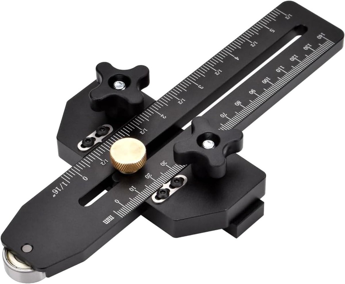 Aluminium Legering Tafelzaag Jig Gids voor Herhaalde Smalle Snedes, Accessoires voor Tafelzaag en Bandsaw, Ideaal voor Precisiewerk en Houtbewerking