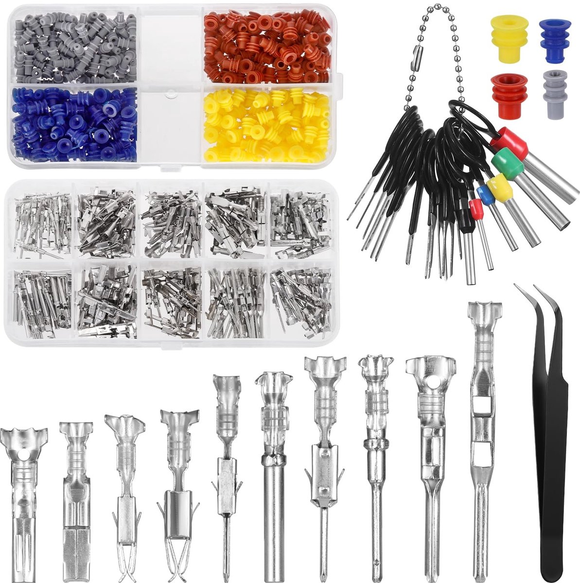 SolidKeus - Set van 600 Kabelschoenverbindingen