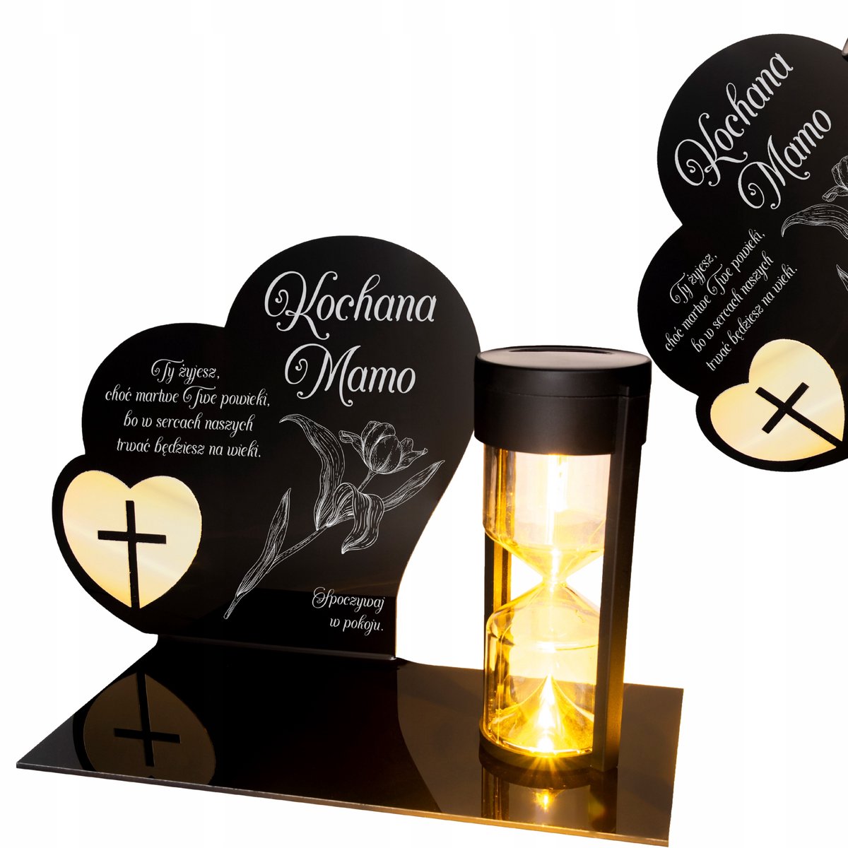 Merkloze Zonne-Lantaarn LED Graflicht met Gravure