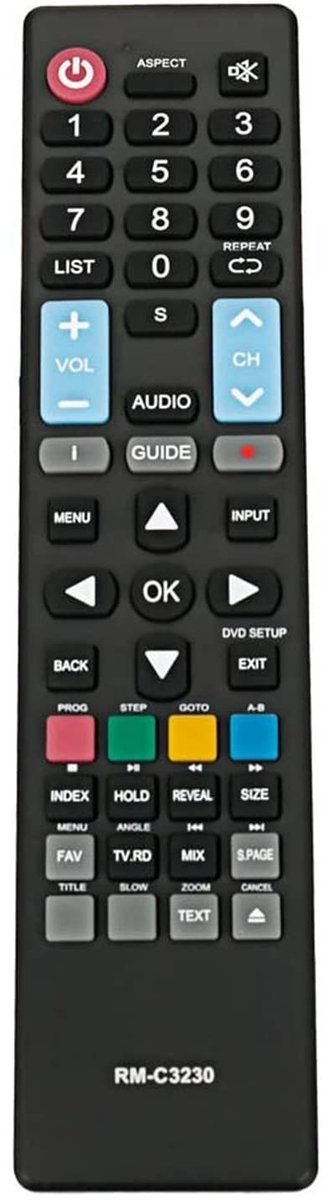 Omgoods - Vervangende Afstandsbediening voor RCA HKC Televisies