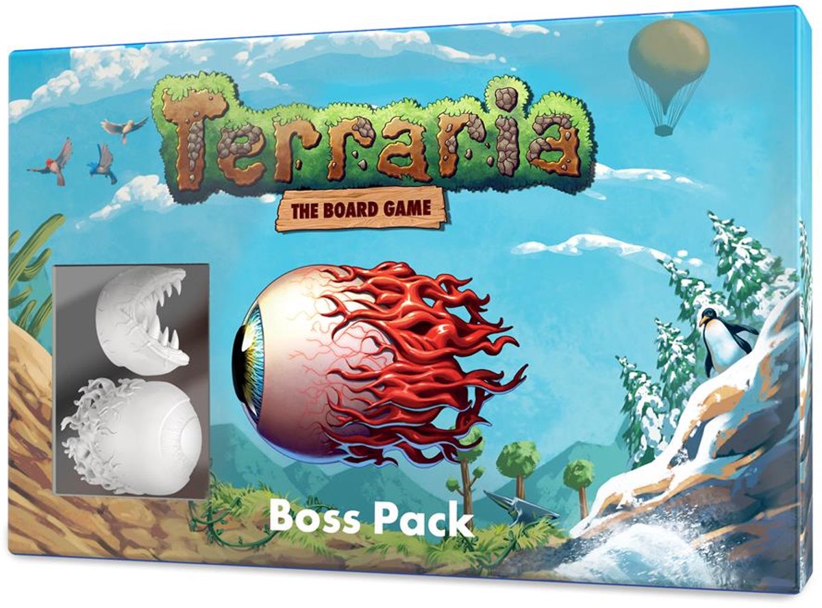 Paper Fort Games Terraria The Boardgame Boss Miniatures Pack.