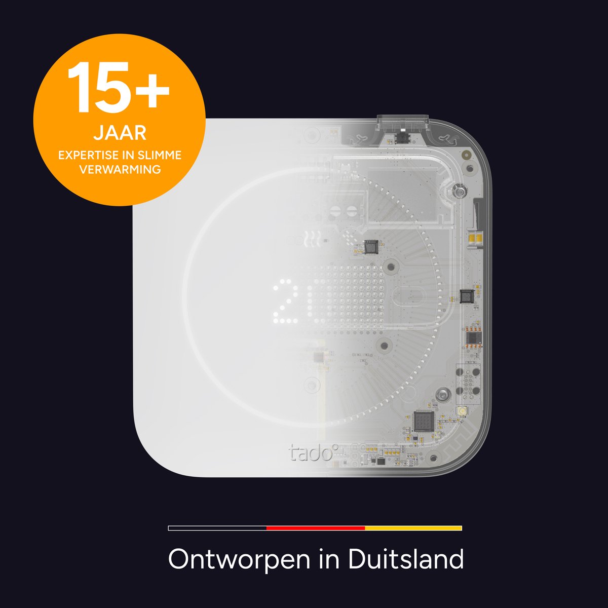 tado° Draadloze Temperatuursensor X (2e gen.) - Uitbreiding voor tado° X - Temperatuur & Luchtvochtigheid - Matter - Wit thumbnail 4