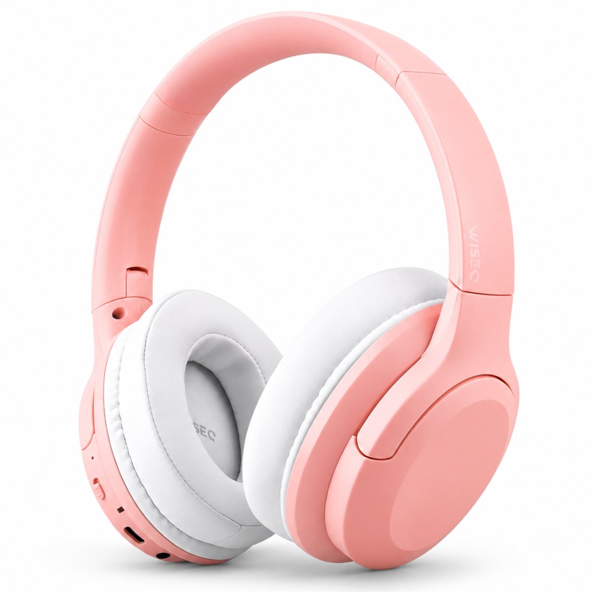 Draadloze Kinderkoptelefoon met Actieve Noise Cancelling (ANC) Bluetooth - 35 uur speeltijd – Koptelefoon Kind – Over Ear - Roze