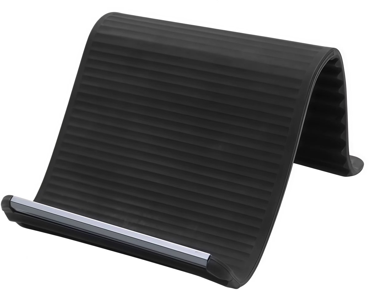 Fyfanie-Flexibele siliconen houder met aluminium kern voor telefoon en tablet- phonehouder-tablet houder-buigbaar standaard - zwart