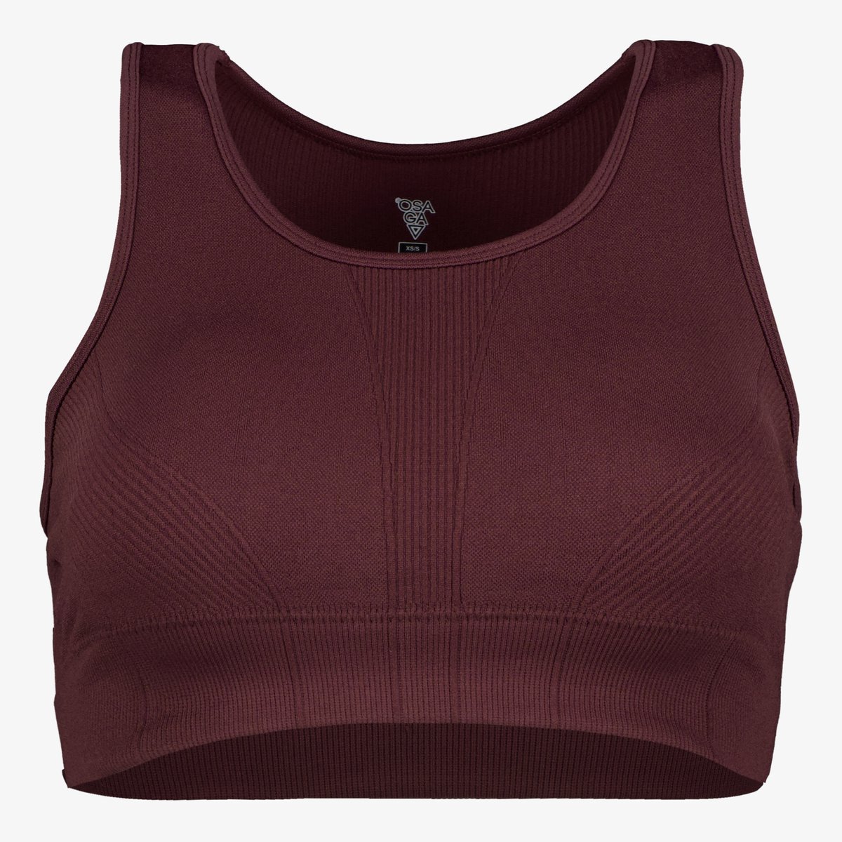 Osaga seamless dames yoga BH bordeauxrood - Maat M
