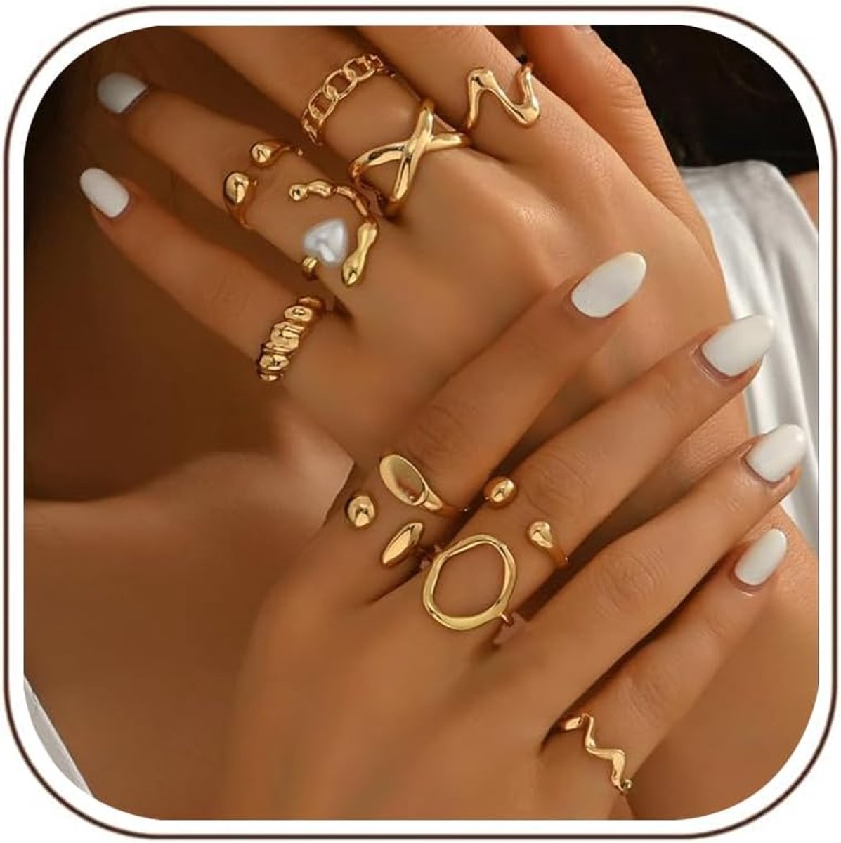 Ringen voor vrouwen, goud zilver, verstelbare stapelbare ringen, vintage knokkelring, eenvoudige open ringen, dikke gouden ringen, zilveren ringen voor dames
