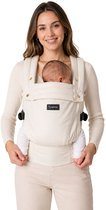 Mammie AVAIRE Draagzak Baby – Ergonomisch 0-36 mnd – Buikdrager Tot 16 kg – OEKO-TEX® Katoen – Crème