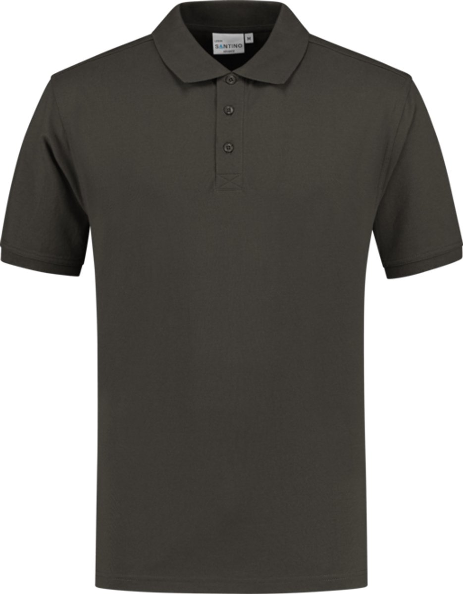 SANTINO LEEDS Poloshirt Donker kaki / 5XL