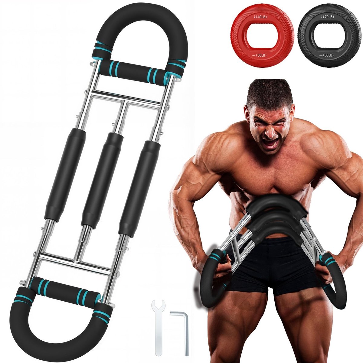 SolidKeus - Verstelbare U-Vormige Armtrainer voor Thuisgebruik