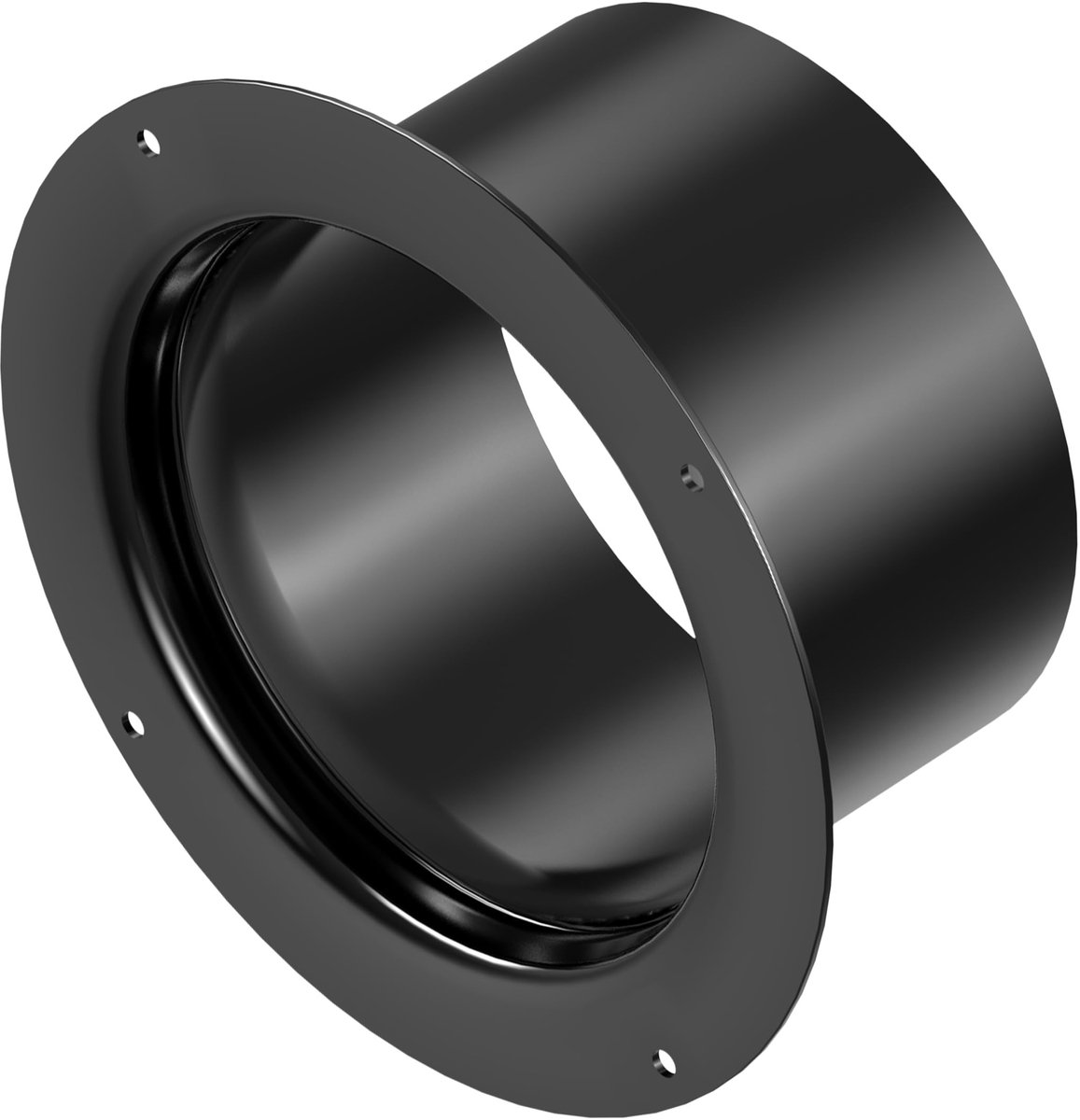 SolidKeus - 150mm Duct Socket Flange voor Ventilatiesystemen