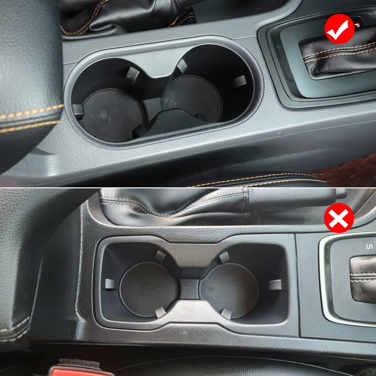 SolidKeus - Water Cup Holder Cover voor Ford Ranger 2015-2021