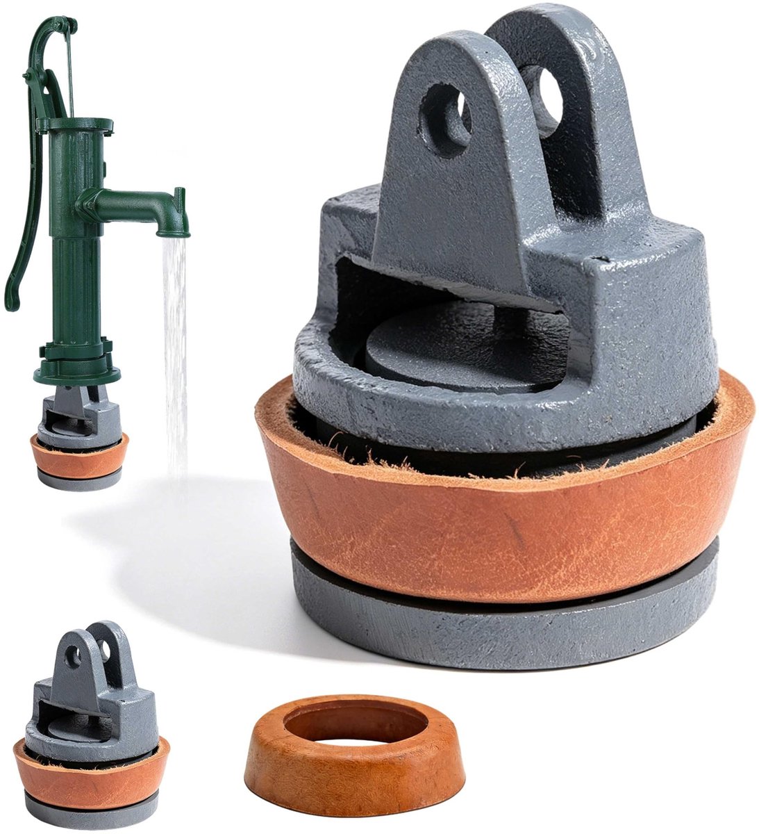 SolidKeus - Vervangpiston voor Handpomp Type 75, Inclusief Sealing Kit